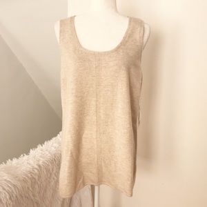 Sigrid Olsen Wool Cashmere Blend Two Way Tank NWT